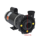 3722021-1D Spa Pump 5.0HP 230V 2" Discharge 2-Speed 56Y-Frame Hot Tubs Black