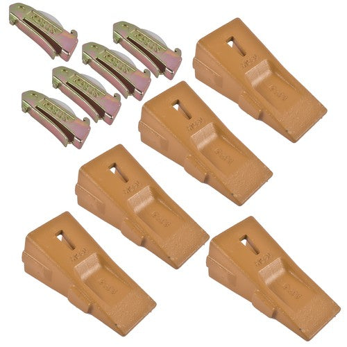 X290 Sharp Bucket Teeth/Tooth with K290S Flexpins Fit for Mini Excavator 5Pcs