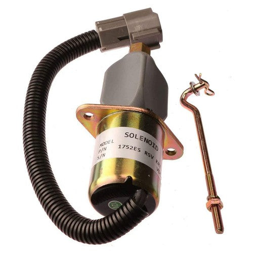 NEW Stop Solenoid 1752ES RSV KIT KRT For Cummins Mitsubishi SA-4014-12 12V