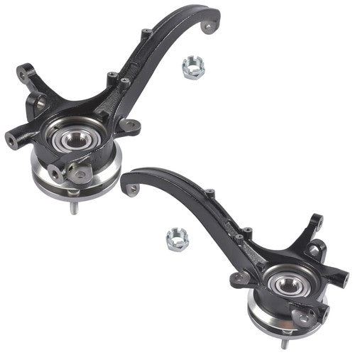 2Pcs Front Steering Knuckle Wheel Hub Bearing Assys For Hyundai Sonata 2002-2005