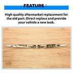Rear License Garnish Chrome Trim Trunk Molding for 2016 2017 Honda Accord Sedan