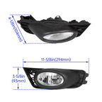 Bumper Fog Lights Driving Lamps w/Switch for 2009-2011 Honda Civic 4-Door Sedan