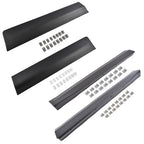 4Pcs Front Rear Lower LH & RH Door Trim Molding Black for Cadillac XT5 2017-2025