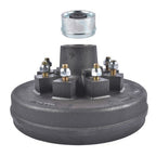 Trailer Brake Hub Drum Kit w/ Bearing 008-219-04 for 7000 lbs Axles 12" x 2" New
