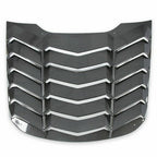 Rear Window Louver Cover Sun Shade Carbon Fiber for Ford Mustang 2015-2023