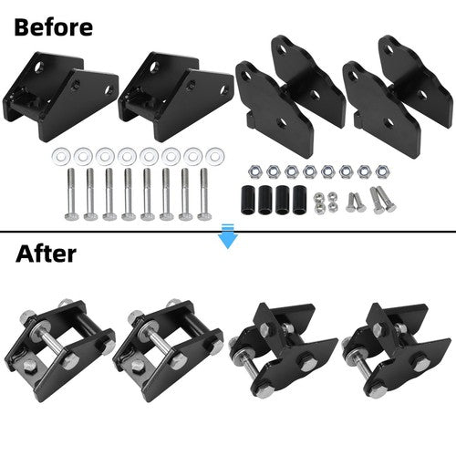 Front + Rear 3" Full Lift Kits For Polaris Ranger Fullsize 570 XP 900 1000 Crew