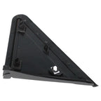 For Grand Caravan 2008-20 Mirror Flag Applique Plastic Right Side Black