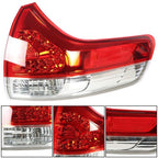 Tail Light Brake Lamp Outer Red For Toyota Sienna 2011-2014 Right Passenger Side