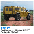 8Pcs Fender Flares Overfender With Hardware For Hummer H1 Humvee HMMWV