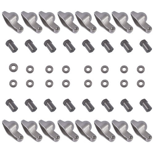 Steel Roller Tip Rocker Arms Set for Small Block Chevy 350 1.5 Ratio 3/8" Stud