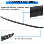 Glossy Trunk Spoiler Lip For Mercedes C Class W205 2015 2022 C300 C63 C43 AMG