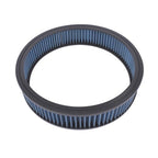 14" x 3" Air Cleaner Set Super Flow Washable Blue for Carburetor w/ 5 1/8" Neck