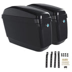 Universal Motorcycle Hard Saddlebag for Harley Honda Shadow VTX