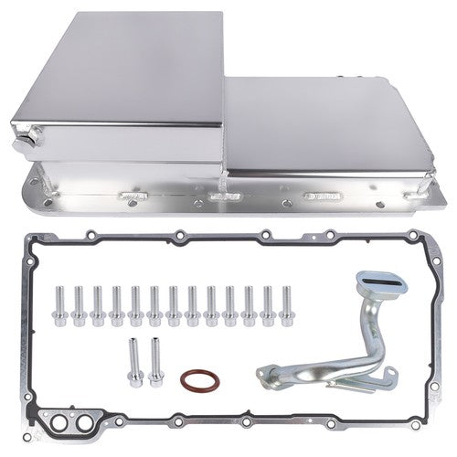 Front Oil Pan w/ Gasket for Chevrolet Small Block V8 GEN. III/IV LS1 LS2 LS3 LS6