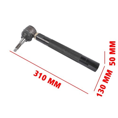 0-6" Heavy Duty Tie Rod Ends Kits for Chevy Silverado Sierra 2500HD 3500HD Black
