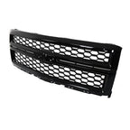 Front Grille Upper For Chevrolet Silverado1500 2014-2015 Plastic Gloss Black New