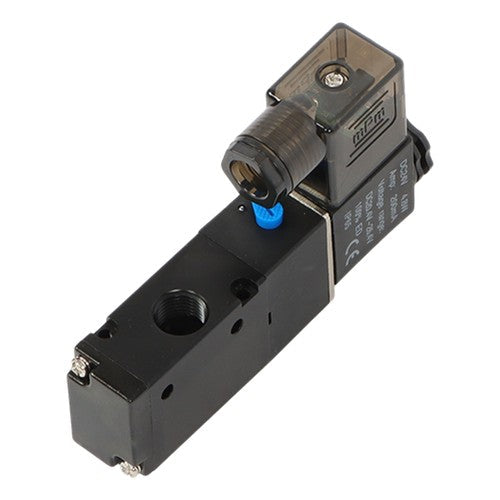 1/4" 3 Way 2 Position Inline Directional Control Electric Solenoid Valve 24V DC