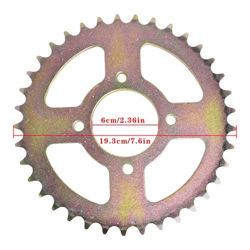 New For ATV Quad Buggy Go Kart 44" Rear Live Axle Kit Wheel Hub Sprocket Brakes