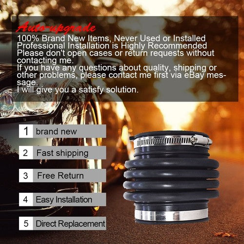 Air Intake Hose Tube Duct Boot Resonator For 2006-2008 Infiniti G35 3.5L V6