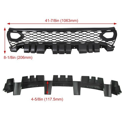 For 2015-23 Dodge Charger RT Scat Pack SRT Style Front Upper Lower Grille Kit