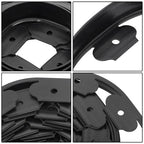 40FT Garden Edge Lawn Grass Stone Isolation Strip 16pcs Anchoring Spik US