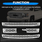 Chrome Grille Insert for GMC Sierra 1500 2014-2015 GI123