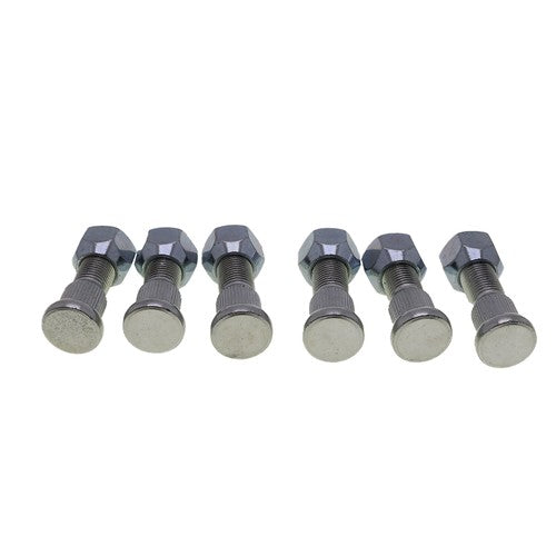 6X Rear Wheel Stud + Nut Set for Toyota Forklift 7-8FD/FD20~30 43812-23320-71