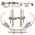 Flat Glass Electric Power Window Kit with Switch U Wire It 2 Door Kit 7558925