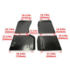 1984-2001 Cherokee Wagoneer 4 Pcs Front Rear Floor Pan Set for XJ Series