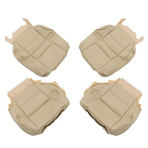 New Driver Passenger Side Leather Seat Cover 4Pcs Tan For Honda Accord 2008-2012