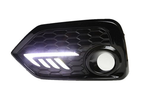 L+R Fog Lights For 2016-2021 Honda Civic Hatchback DRL LED Daytime Running Lamps