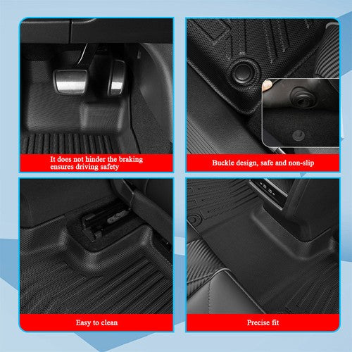 3 Row Floor Mat TPE Liner All Weather for Kia Carnival MPV 8 Models 2022 25