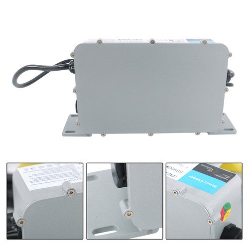 36V 18A Waterproof Charger With Crowfoot Plug For E-Z-GO Yamaha Golf Carts New
