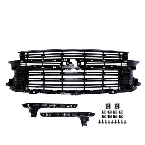 84634392 Black Front Bumper Grille for 2021-2024 Chevrolet Tahoe Suburban LT