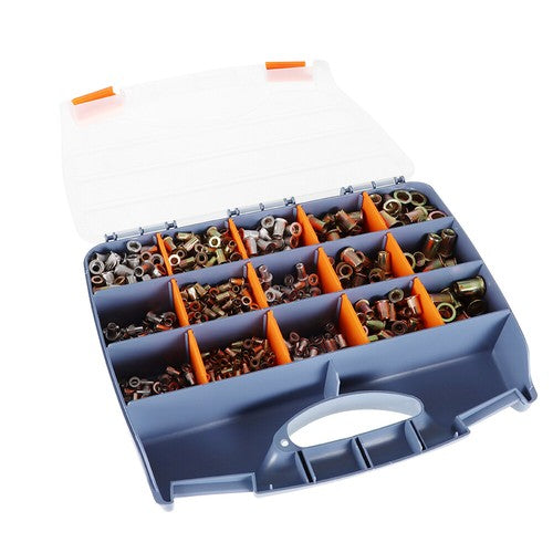 M3-M10 900Pcs Thread Setting Nutsert Kit Rivet Nut Rivnut Tool Nut Setter
