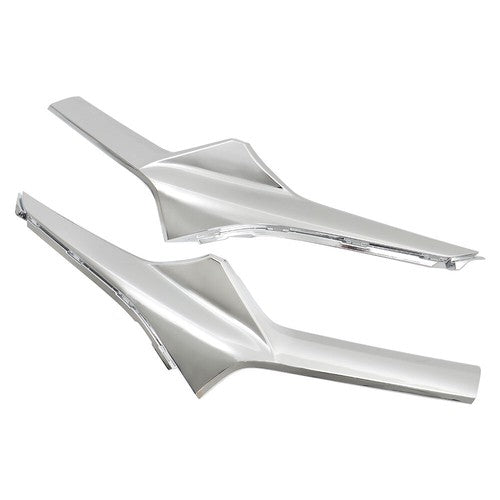 For Chevrolet Blazer 2019-2021 Chrome Front Left Right Grille Molding Trim 2PCS