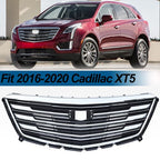 Fit 2016 2017 2018 2019 2020 Cadillac XT5 Front Bumper Upper Grille Chrome