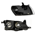 JDM Chrome Headlights Turn Signal Corner Lights for 1993-1997 for Toyota Corolla