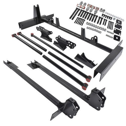 Fits For 1962-1967 Chevy II Nova Rear Parallel 4-Link Kit Subframe Connectors