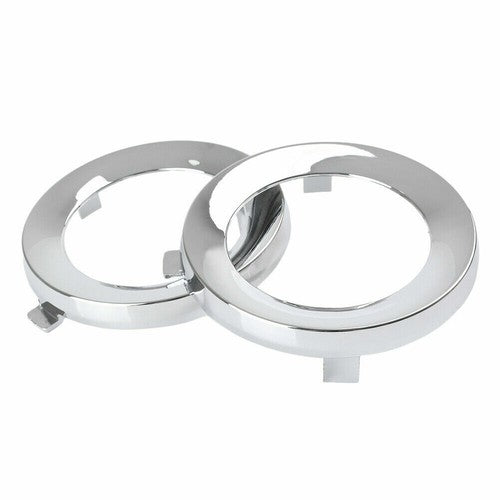 Pair Front Chrome Fog Light Trim Lamp Cover for 2009-2013 Subaru Forester