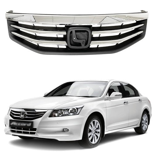 Front Radiator Bumper Grille Front Upper Chrome Grill for Honda Accord 2011-2012