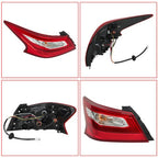 Fit For Nissan Altima 2016-2018 Red Left Driver Outer Side Tail Light Brake Lamp