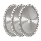 3 Pack 4.5-inch 40 Tooth Alloy Steel Cutting Saw Blade With 7/8-inch Arbor