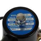 3/4��� 12V Air Water N/C Gas Oil Normally Closed Electric Solenoid Valve DC DN20