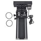 4 Wheel Rotary Axis Attachment 360° Rotation for 50W-130W CO2 Engraver Cutter