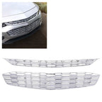 Chrome Snap On Grille Overlay Grill Covers Inserts for 2016 2018 Chevy Malibu