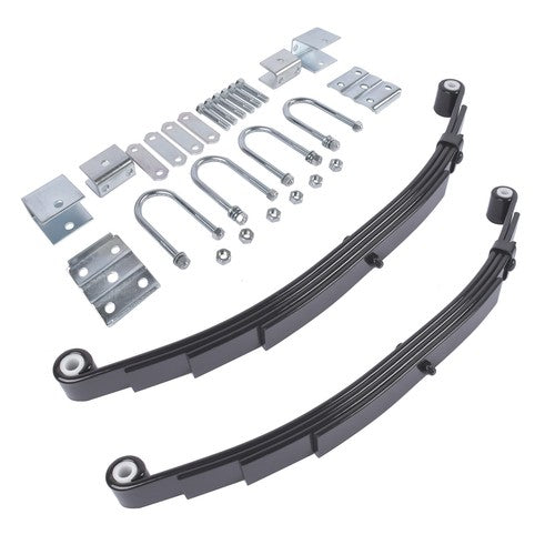 3500lb Single Trailer Axle Suspension Kit Leaf Spring U-bolt & Hanger Kit