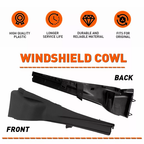 Windshield Wiper Cowl Extension Trim Pair for 2015-2024 for Nissan Murano Black