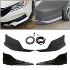 Rear Front Lip Side Apron Underbody 4PC For 16-17 Honda Accord Sedan HFP Style