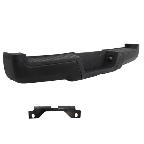 For Ford F250 F350 2017-2022 Rear Step Bumper Super Duty w/o Sensor Holes
